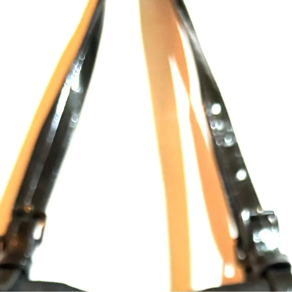 MK logo signature print monogram black quilted neoprene handbag - Picture 5 of 6